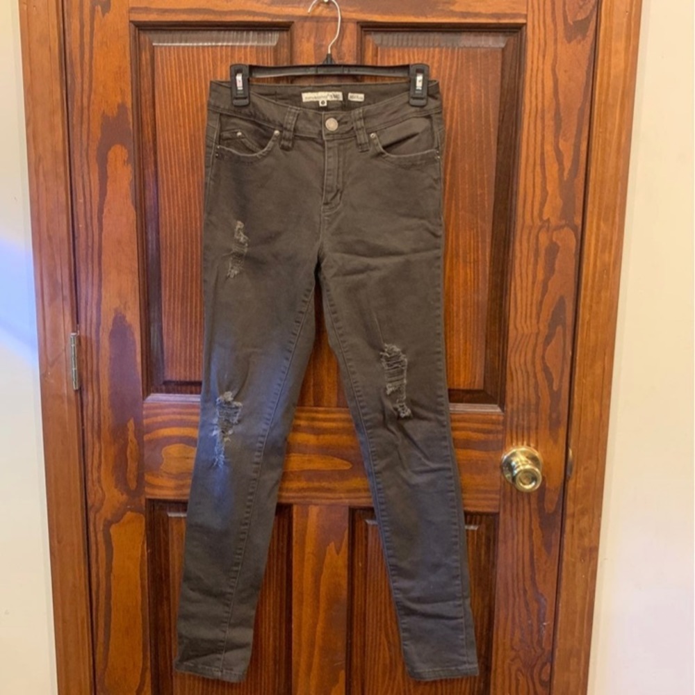 Army green jeans